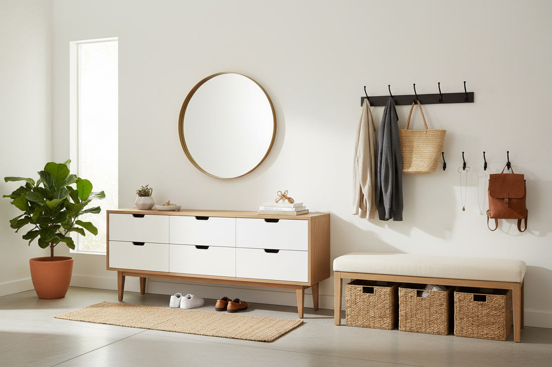 The Best Entryway Furniture for a Cleaner, More Organized Home