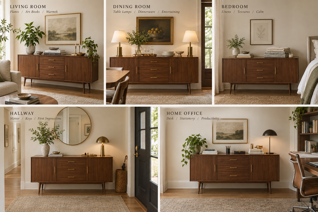 The Sideboard Secret: One Piece of Furniture, Five Rooms, Endless Possibilities
