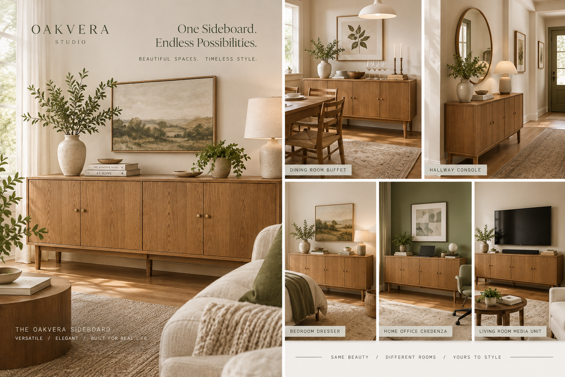 The Sideboard Secret: One Piece of Furniture, Five Rooms, Endless Possibilities