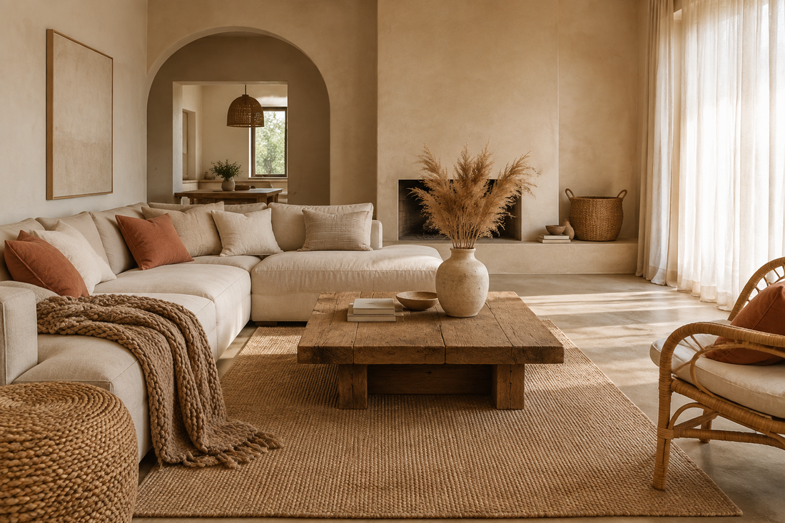 Warm Minimalism: Creating a Clutter-Free Haven Through Texture and Tone