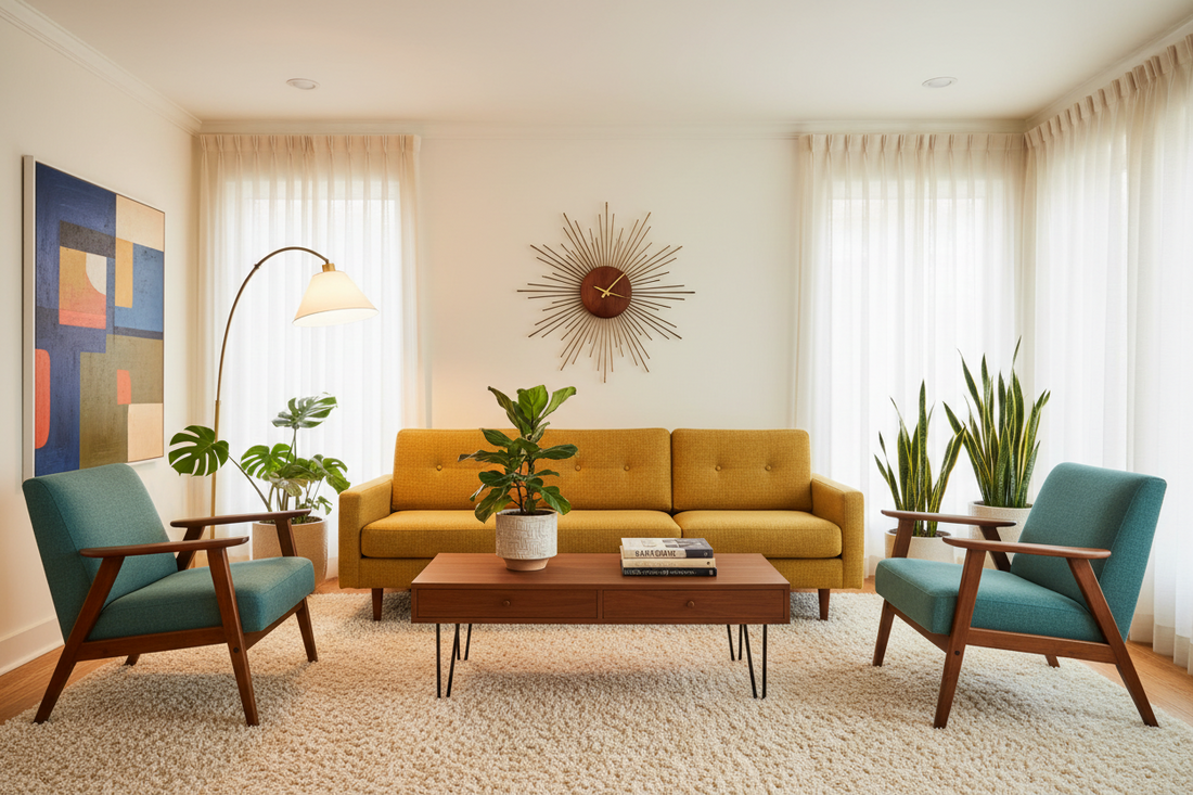 Ways to Bring Mid-Century Modern Charm into Your Living Room