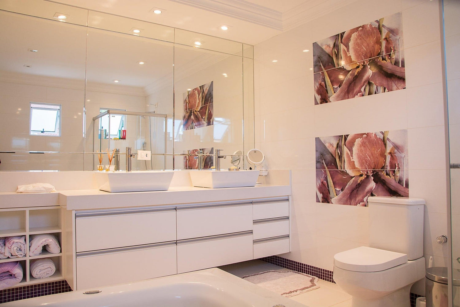 Bathroom Storage & Cabinets &Over-the-Toilet Shelves& Vanity Organizers & Mirrors