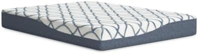Signature Design by Ashley 10 Inch Chime Elite 2.0 Firm Green Tea Memory Foam Mattress for Cool Sleep and Pressure Relief, Queen, Fiberglass Free, Mattress In A Box