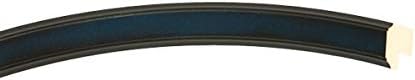OVALCREST Oval Beveled Wall Mirror for Home Decor - Toronto Style - Royal Blue - 26" x 20"