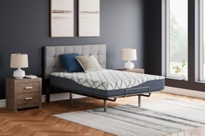 Signature Design by Ashley 10 Inch Chime Elite 2.0 Firm Green Tea Memory Foam Mattress for Cool Sleep and Pressure Relief, Full, Fiberglass Free, Mattress In A Box
