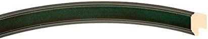 OVALCREST Oval Beveled Wall Mirror for Home Decor - Toronto Style - Hunter Green - 22" x 18"