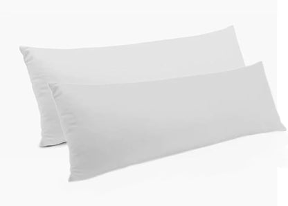 MoonRest® Synthetic Down Alternative 14x40 Lumbar Pillow Insert Form, for Decorative Throw Pillow, Sofa, Cushions, Body and Bed - Pack of 2- Size 14” X 40”