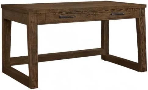 Martin Furniture Avondale Rustic Writing Desk Writing Table Wood Office Desk Brown (IMAE384)
