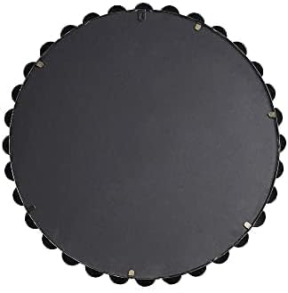 Madison Park Round Mirror, Metal Frame Circle Mirror 27 inch, Wall Art Decor Mounted Hanging for Entryway, Bathroom, hallway, Living Room, Vanity, Marlowe, Gold