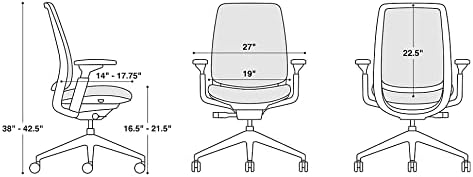 Steelcase Series 2 Office Chair, Seagull Frame, Cogent Connect Jungle