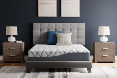 Signature Design by Ashley 10 Inch Chime Elite 2.0 Firm Green Tea Memory Foam Mattress for Cool Sleep and Pressure Relief, King, Fiberglass Free, Mattress In A Box