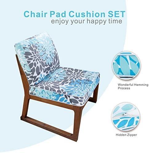 JMGBird Outdoor Cushion Tufted Pillow, Deep Seat Outdoor Chair Cushion 22"x22" Patio Cushions for Outdoor Furniture