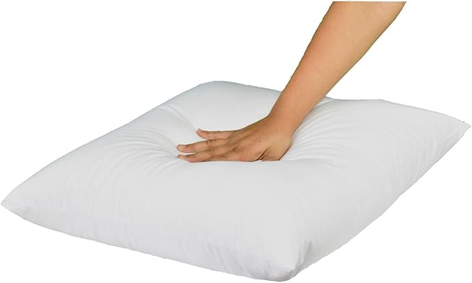 MoonRest® Synthetic Down Alternative 12x19 Lumbar Pillow Insert Form, for Decorative Throw Pillow, Sofa, Cushions, Body and Bed - Pack of 2- Size 12“X 19”