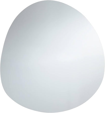 Possini Euro Design Brando Round Decorative Wall Mirror Modern Silver Frameless 37 3/4" Wide for Bedroom Living Room Home House Office Entryway
