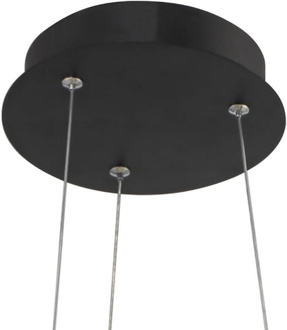Possini Euro Design Helix Sand Black Ceiling Pendant Light 21" Wide Ultra Modern Sprial Twisted LED Light Strip Steel Metal Dining Room House Foyer Kitchen Island Entryway Home Living Room Bedroom