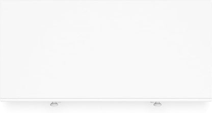 Signature Design by Ashley Mollviney Coastal 5-Drawer Chest of Drawers with Safety Stop and Scalloped Detailing, White