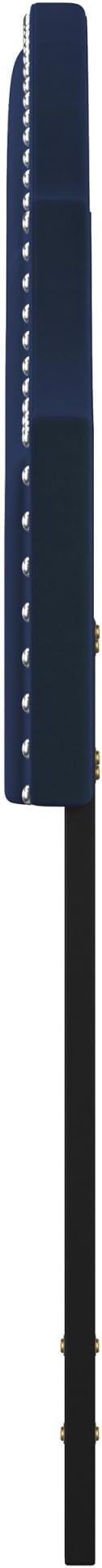 Hillsdale, Cynthia Upholstered Full/Queen Adjustable Headboard, Navy