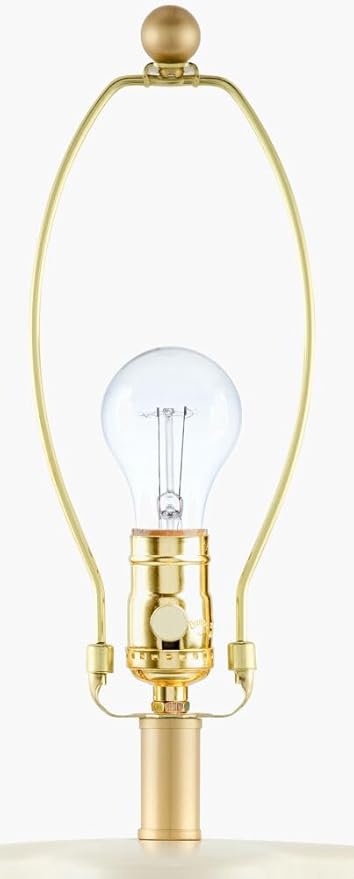 Livabliss Table Lamps, 27" Ocana Modern Bedside Nightstand Table Lamp for Bedroom Living Room Office, White Body with White Shade (27" H x 13" W x 13" D)