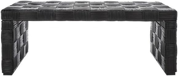 Safavieh Home Collection WIK6503 Table, Black/Kubu