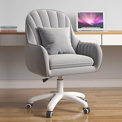 Cute Office Chair Home Computer Chairs Adjustable Task Chairs Modern Office Chair Makeup 360° Swivel Computer Mid Back Chair