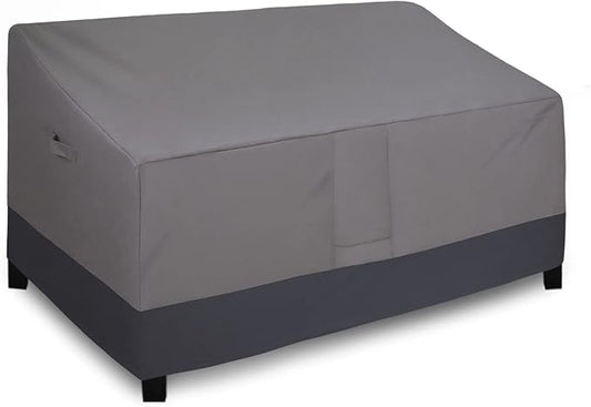 Easy-Going Heavy Duty Waterproof Outdoor Deep 2-Seater Loveseat Couch Patio Furniture Cover with Air Vent, Windproof, Durable