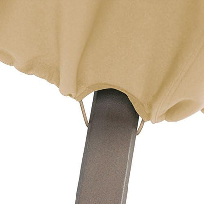 Classic Accessories Terrazzo Water-Resistant 69 Inch Round Patio Table & Chair Set Cover, Outdoor Table Cover