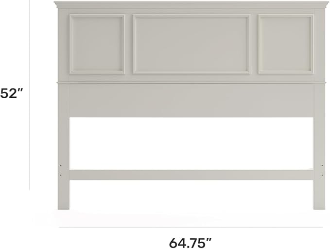 Homestyles Naples Off-White Queen Headboard