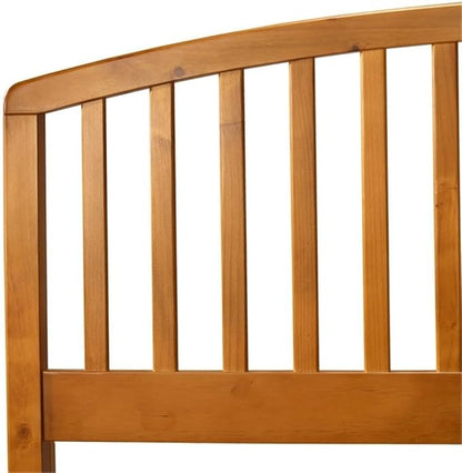 Hillsdale Carolina Headboard with Bed Frame, Full/Queen, Country Pine