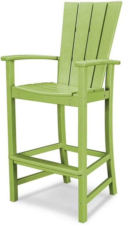 POLYWOOD® Quattro Adirondack Bar Chair in Lime
