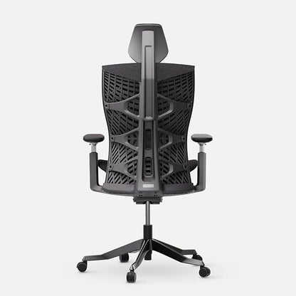 AUTONOMOUS ErgoChair Ultra 2 Ergonomic Office Chair Mesh Black Adjustable Lumbar Support, Rolling Swivel - Home office Desk Chairs with Headrest & Arms - Ergonomic Desk Chair Comfy for Gaming & Office