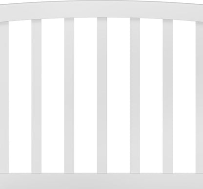 Hillsdale Carolina Headboard, Bed Frame Not Included, Full/Queen, White