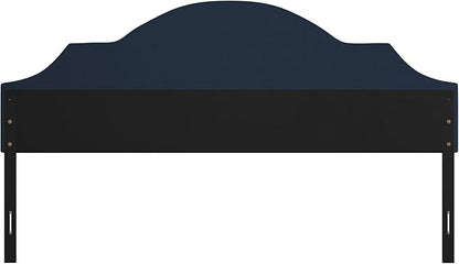 Hillsdale Cynthia Upholstered King Adjustable Headboard, Navy