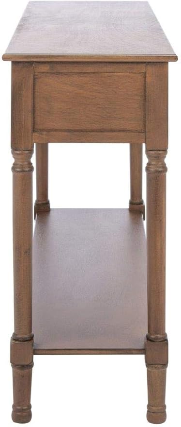 SAFAVIEH Home Collection Landers Brown 3-Drawer Console Table CNS5711C