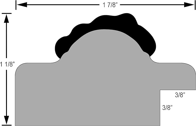 OVALCREST Oval Beveled Wall Mirror for Home Decor - Florence Style - Holiday Red - 20" x 16"