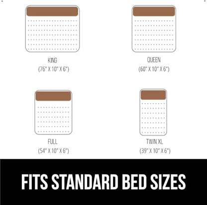 GORILLA GRIP Patent Pending Bed Wedge Pillow Headboard Gap Filler, US Designed, Comfortable Supportive High Density Foam Pillows, Stay in Place Gripping Dots, Wedges Between Mattress, Full Size White