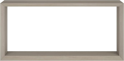 Henn&Hart 64'' Wooden Rectangular Console Table Entryway Table, Sofa Table with Wooden Shelf for Entryway, Living Room, Couch, Hallway, or Office, Alder White