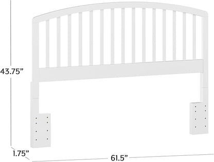 Hillsdale Carolina Headboard, Bed Frame Not Included, Full/Queen, White