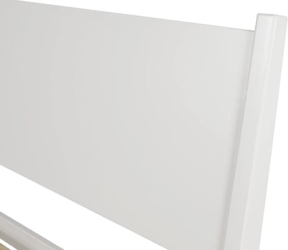 Camaflexi Mid-Century Panel Bed - Twin Size - White