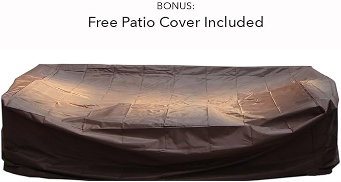 7-Piece Black Wicker Outdoor Patio Sectional Set - No Assembly (Supercrylic Beige)