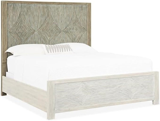 BOWERY HILL Modern/Contemporary Bedroom Panel Headboard in Brown Resin