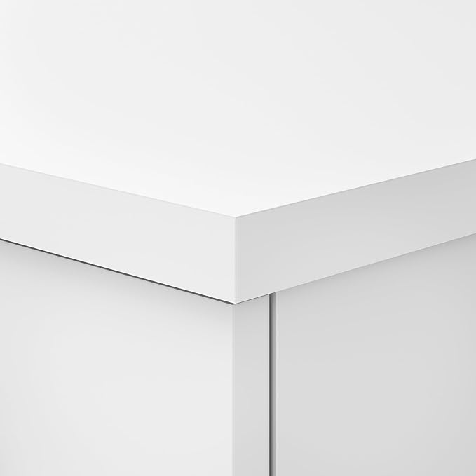 Bush Furniture 2 Drawer Lateral File Cabinet, Letter and Legal-Size Document Storage for Home or Professional Office, Somerset Collection, White