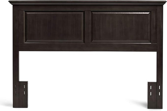 Glenwillow Home Arcadia Panel Headboard in Espresso - Twin - Twin Size