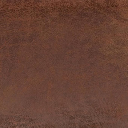 SIMPLIHOME Shay 34 inch Wide Mid Century Modern Small Rectangle Coffee Table Storage Ottoman in Distressed Saddle Brown Vegan Faux Leather, Assembled, For the Living Room, Entryway and Family Room