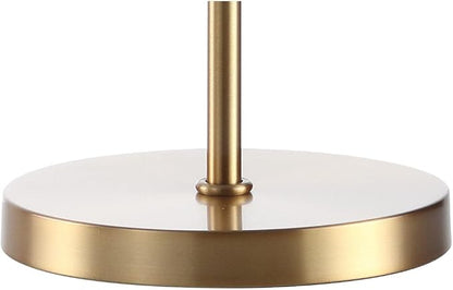 JONATHAN Y JYL9004B Buckingham 25" Crystal/Metal Table Lamp Modern Contemporary Bedside Desk Nightstand Lamp for Bedroom Living Room Office College Bookcase, Brass Gold
