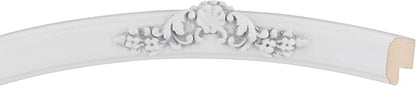 OVALCREST Oval Beveled Wall Mirror for Home Decor - Athena Style - Linen White - 26" x 20" Outside Dimensions