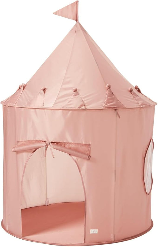 3 Sprouts Kids Play Tent - Sustainable Recycled Fabric – Fun Spacious Childs Playhouse for Indoor Games for Boys & Girls - Durable Fort Pop Up House for Toddlers & Children Age 3-10 - Pink