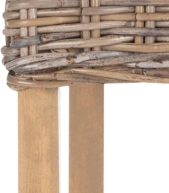 Safavieh Home Collection Cypress Cappuccino Wicker 30-inch Bar Stool
