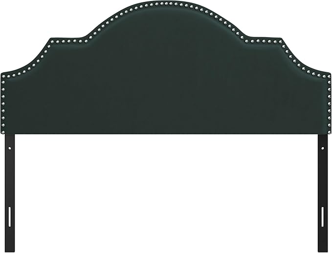 Hillsdale, Cynthia Upholstered Full/Queen Adjustable Headboard, Green