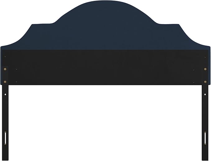 Hillsdale, Cynthia Upholstered Full/Queen Adjustable Headboard, Navy