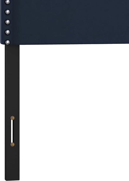 Hillsdale, Cynthia Upholstered Full/Queen Adjustable Headboard, Navy